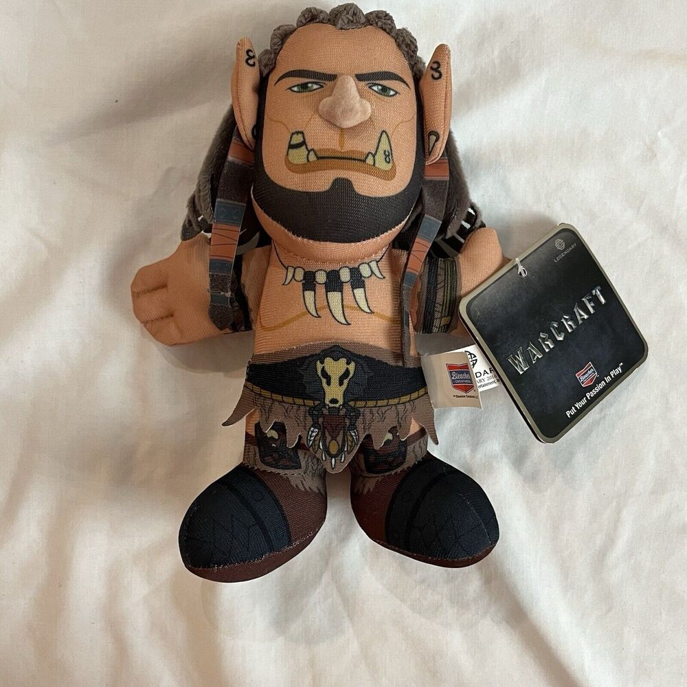 World of Warcraft Durotan Orc Blizzard 7” Plush Toy New WithTags 2016